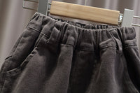 Load image into Gallery viewer, 3 Pieces Set Baby Kid Boys Crochet Print Cardigan And Expression Tops And Solid Color Pants Wholesale 220929154
