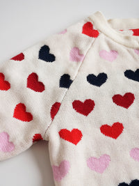 Load image into Gallery viewer, Baby Kid Girls Love heart Print Cardigan Wholesale 220929184
