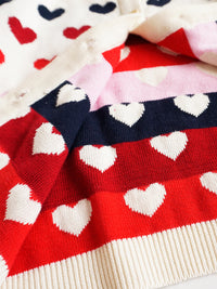 Load image into Gallery viewer, Baby Kid Girls Love heart Print Cardigan Wholesale 220929184
