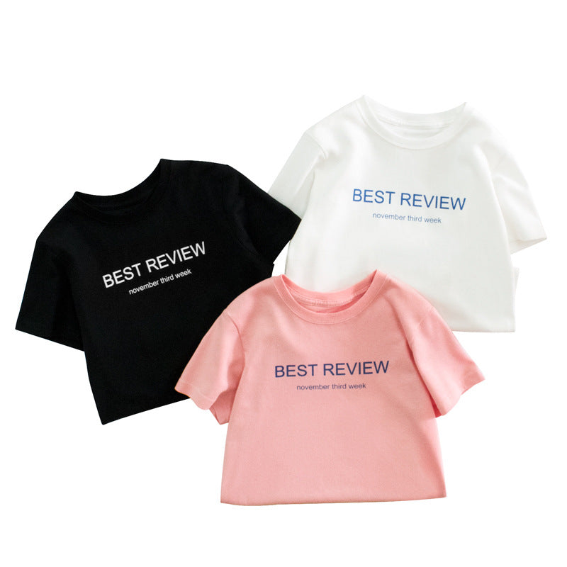 Kid Big Kid Unisex Letters T-Shirts Wholesale 220929213