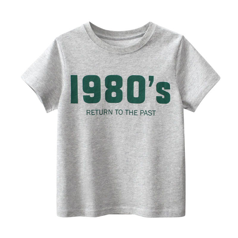 Kid Big Kid Unisex Letters T-Shirts Wholesale 220929232
