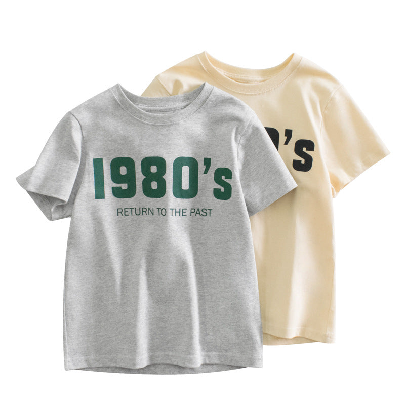 Kid Big Kid Unisex Letters T-Shirts Wholesale 220929232