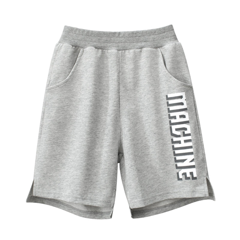 Kid Big Kid Unisex Solid Color Letters Shorts Wholesale 220929237
