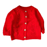 Load image into Gallery viewer, Baby Girls Solid Color Cardigan Wholesale 220929305
