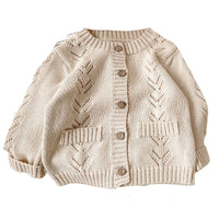 Load image into Gallery viewer, Baby Girls Solid Color Cardigan Wholesale 220929305
