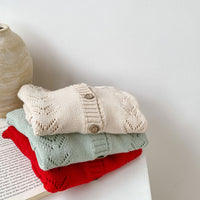 Load image into Gallery viewer, Baby Girls Solid Color Cardigan Wholesale 220929305
