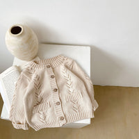 Load image into Gallery viewer, Baby Girls Solid Color Cardigan Wholesale 220929305
