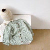 Load image into Gallery viewer, Baby Girls Solid Color Cardigan Wholesale 220929305
