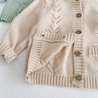 Load image into Gallery viewer, Baby Girls Solid Color Cardigan Wholesale 220929305
