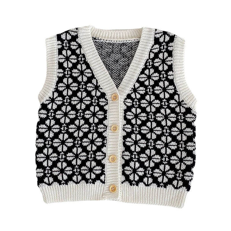 Baby Girls Flower Crochet Vests Waistcoats Wholesale 220929310