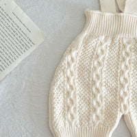 Load image into Gallery viewer, Baby Unisex Solid Color Crochet Jumpsuits Wholesale 220929352
