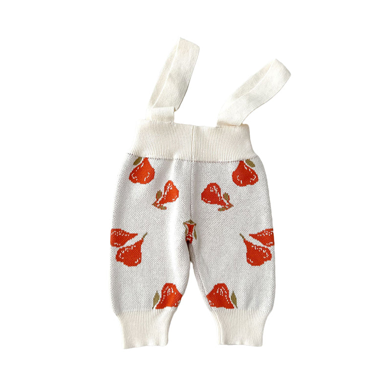 Baby Girls Fruit Crochet Jumpsuits Wholesale 220929392