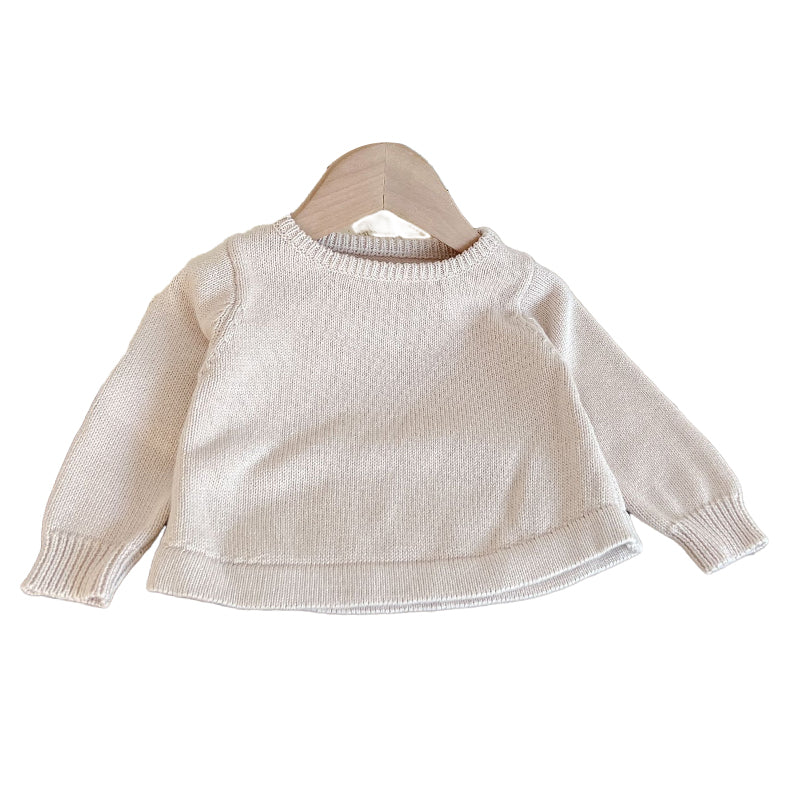 Baby Kid Unisex Solid Color Sweaters Wholesale 220929395