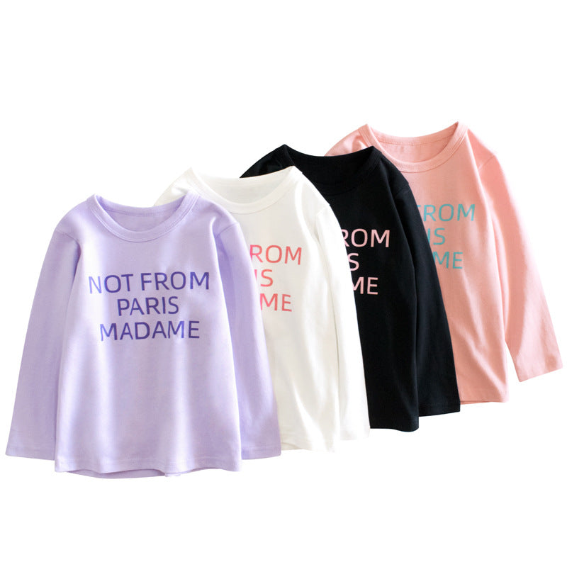 Baby Kid Girls Letters Tops Wholesale 220929404