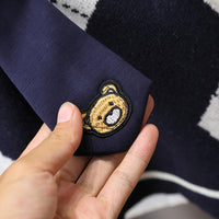 Load image into Gallery viewer, 3 Pieces Set Baby Kid Boys Checked Print Vests Waistcoats And Bow Shirts And Cartoon Pants Wholesale 220929452
