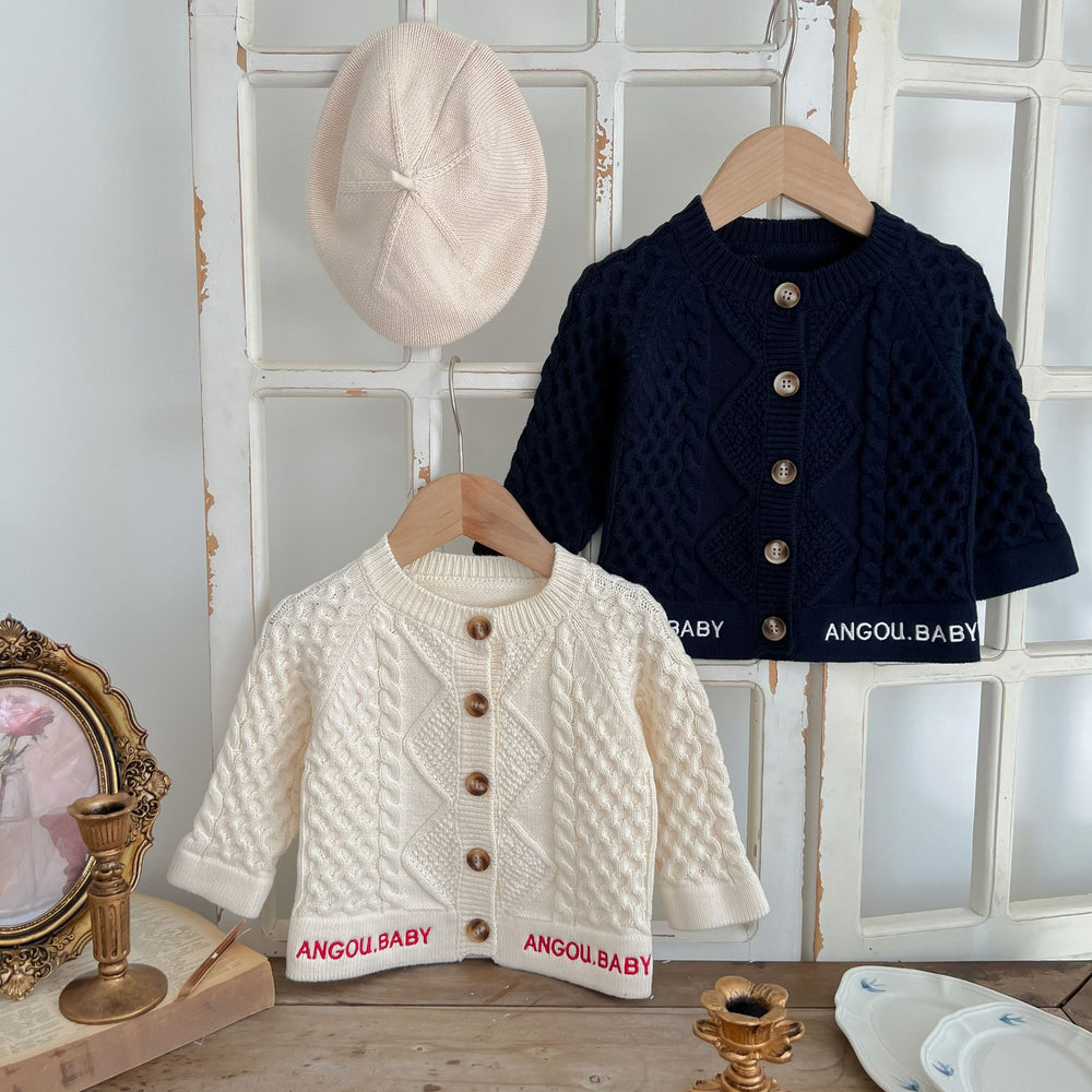 Baby Unisex Letters Cardigan Wholesale 220929488