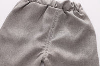 Load image into Gallery viewer, 3 Pieces Set Baby Kid Boys Dressy Striped Bow Shirts Vests Waistcoats And Trousers Suits Wholesale 220929491
