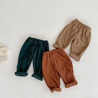 Load image into Gallery viewer, 2 Pieces Set Baby Kid Girls Solid Color Jackets Outwears And Pants Wholesale 220929515
