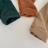 Load image into Gallery viewer, 2 Pieces Set Baby Kid Girls Solid Color Jackets Outwears And Pants Wholesale 220929515
