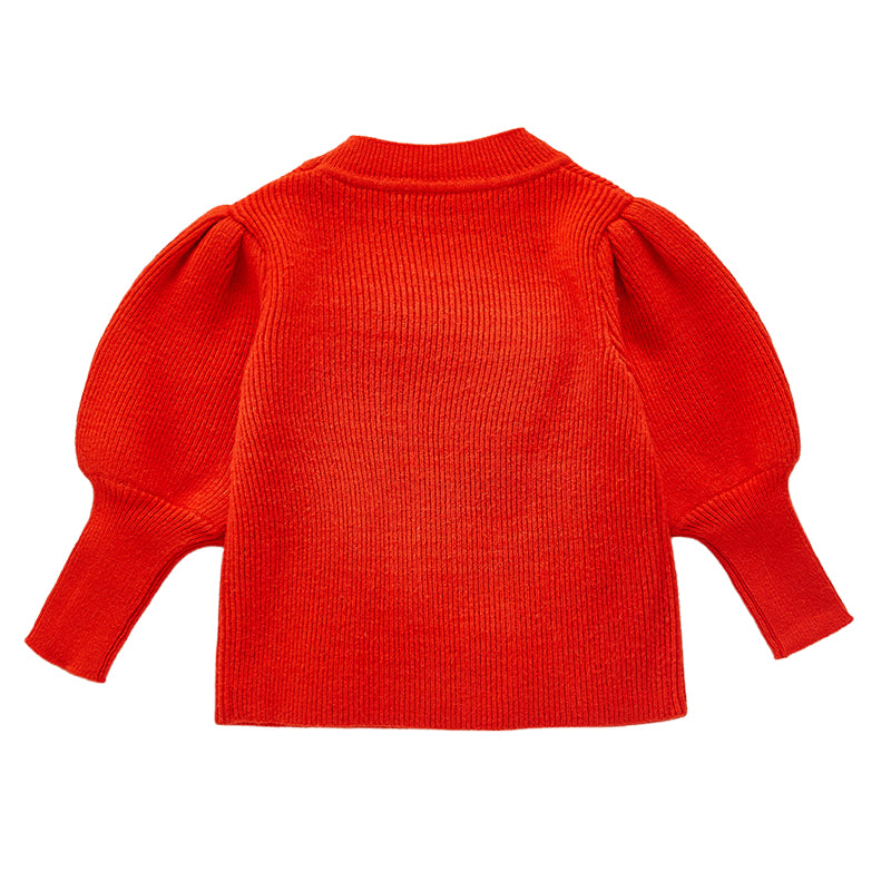Baby Kid Girls Solid Color Sweaters Wholesale 22092954