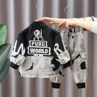Load image into Gallery viewer, 2 Pieces Set Baby Kid Boys Camo Jackets Outwears And Pants Wholesale 22092957
