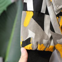 Load image into Gallery viewer, 2 Pieces Set Baby Kid Boys Camo Jackets Outwears And Pants Wholesale 22092957
