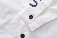 Load image into Gallery viewer, 3 Pieces Set Baby Kid Boys Letters Shirts Color-blocking Vests Waistcoats And Solid Color Jeans Wholesale 220929573
