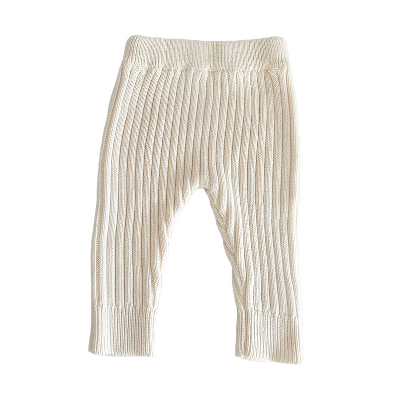 Baby Unisex Solid Color Knitwear Pants Wholesale 220929584