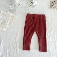 Load image into Gallery viewer, Baby Unisex Solid Color Knitwear Pants Wholesale 220929584
