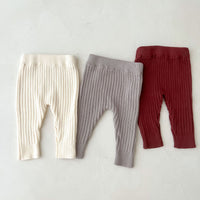 Load image into Gallery viewer, Baby Unisex Solid Color Knitwear Pants Wholesale 220929584
