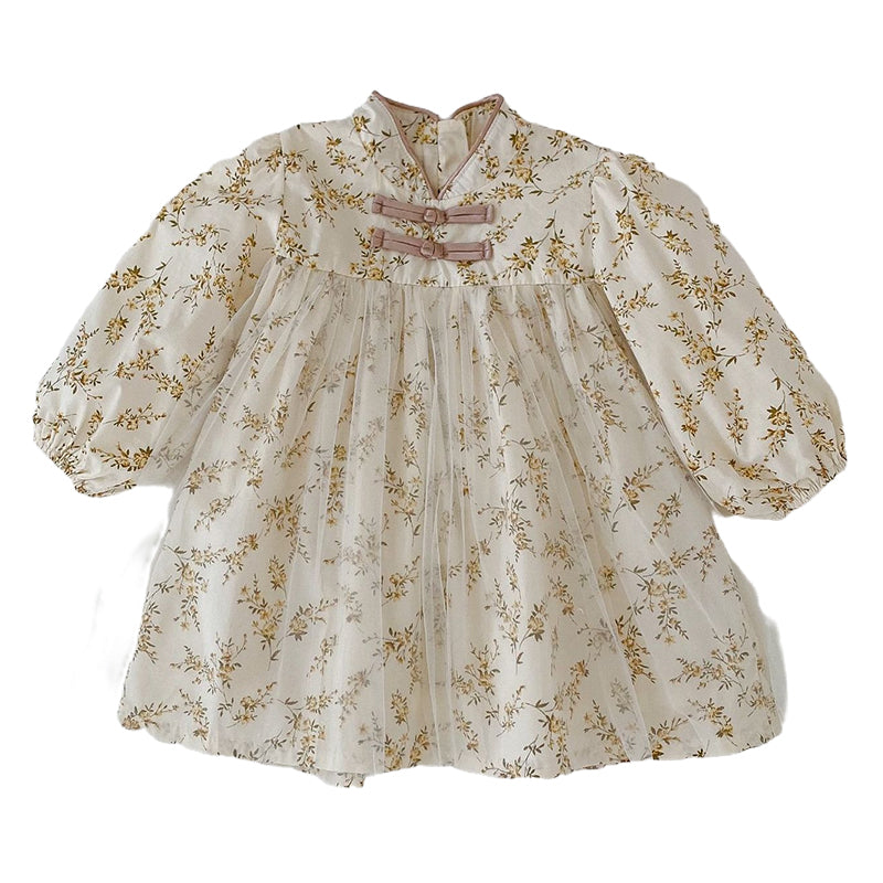 Baby Kid Girls Print Dresses Wholesale 220929590