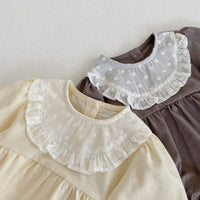 Load image into Gallery viewer, Baby Girls Color-blocking Rompers Wholesale 220929592
