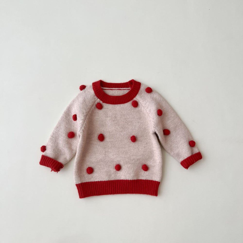 Baby Kid Girls Polka dots Sweaters Wholesale 220929607