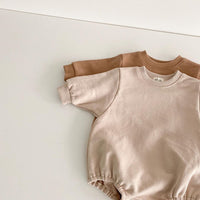 Load image into Gallery viewer, Baby Unisex Solid Color Rompers Wholesale 220929612

