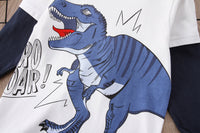 Load image into Gallery viewer, Baby Kid Boys Dinosaur Cartoon Print Tops Wholesale 220929614
