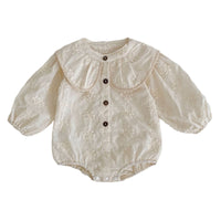 Load image into Gallery viewer, Baby Girls Embroidered Rompers Wholesale 220929663
