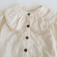 Load image into Gallery viewer, Baby Girls Embroidered Rompers Wholesale 220929663
