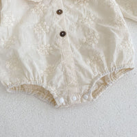 Load image into Gallery viewer, Baby Girls Embroidered Rompers Wholesale 220929663
