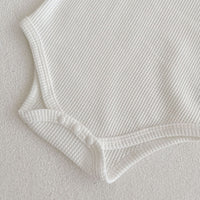 Load image into Gallery viewer, Baby Girls Striped Cardigan Knitwear And Solid Color Rompers Wholesale 220929668
