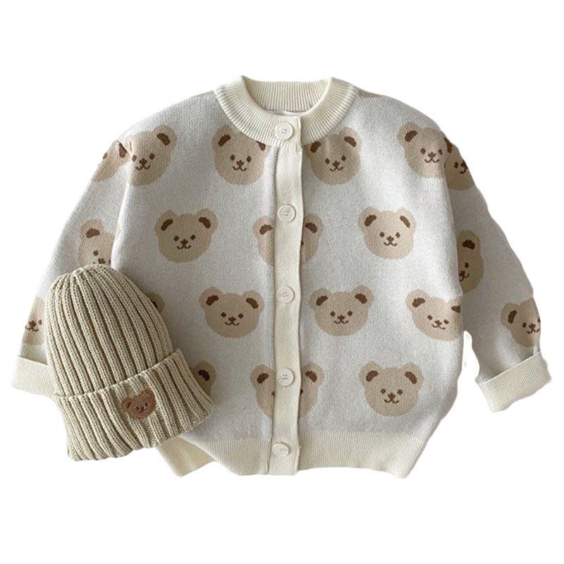 Baby Unisex Animals Cartoon Cardigan Wholesale 220929673