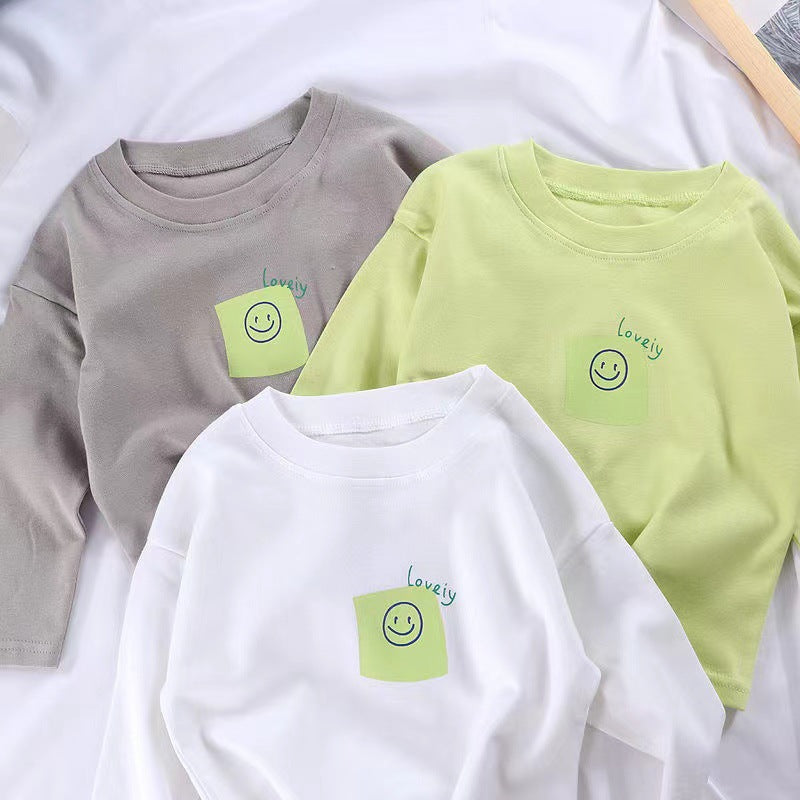 Baby Kid Unisex Solid Color Tops Wholesale 220929709