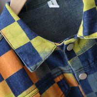 Load image into Gallery viewer, 2 Pieces Set Baby Kid Boys Checked Jackets Outwears And Pants Wholesale 220929722
