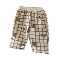 Load image into Gallery viewer, 3 Pieces Set Baby Kid Unisex Checked Tops Cartoon Jumpsuits And Solid Color Pants Wholesale 220929729
