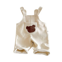 Load image into Gallery viewer, 3 Pieces Set Baby Kid Unisex Checked Tops Cartoon Jumpsuits And Solid Color Pants Wholesale 220929729
