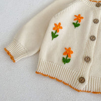 Load image into Gallery viewer, Baby Kid Girls Flower Cardigan Wholesale 220929755
