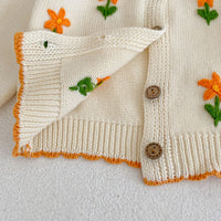 Load image into Gallery viewer, Baby Kid Girls Flower Cardigan Wholesale 220929755
