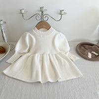 Load image into Gallery viewer, Baby Kid Girls Solid Color Dresses Wholesale 220929766
