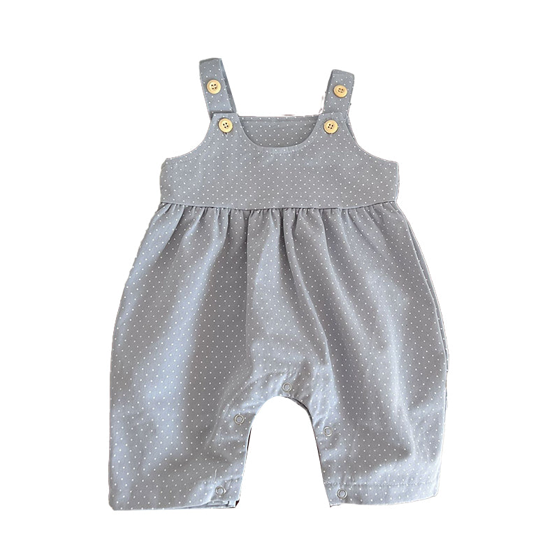 Baby Unisex Polka dots Print Jumpsuits Wholesale 220929774