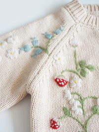Load image into Gallery viewer, Baby Kid Girls Crochet Embroidered Cardigan Wholesale 220929801
