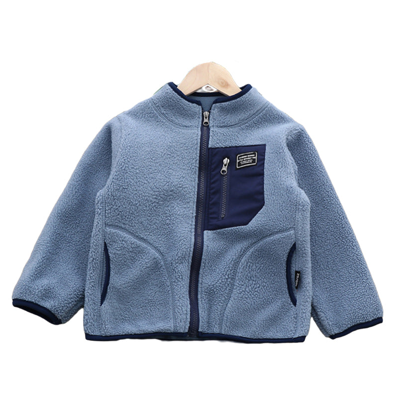 Baby Kid Unisex Color-blocking Jackets Outwears Wholesale 220929804